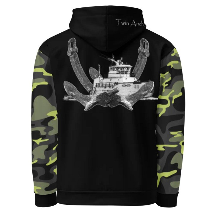 2 Anchor Titan Tug (Camouflage & Black) – Performance Marine Wear | Twin Anchor Apparel North Current Line product image (1)