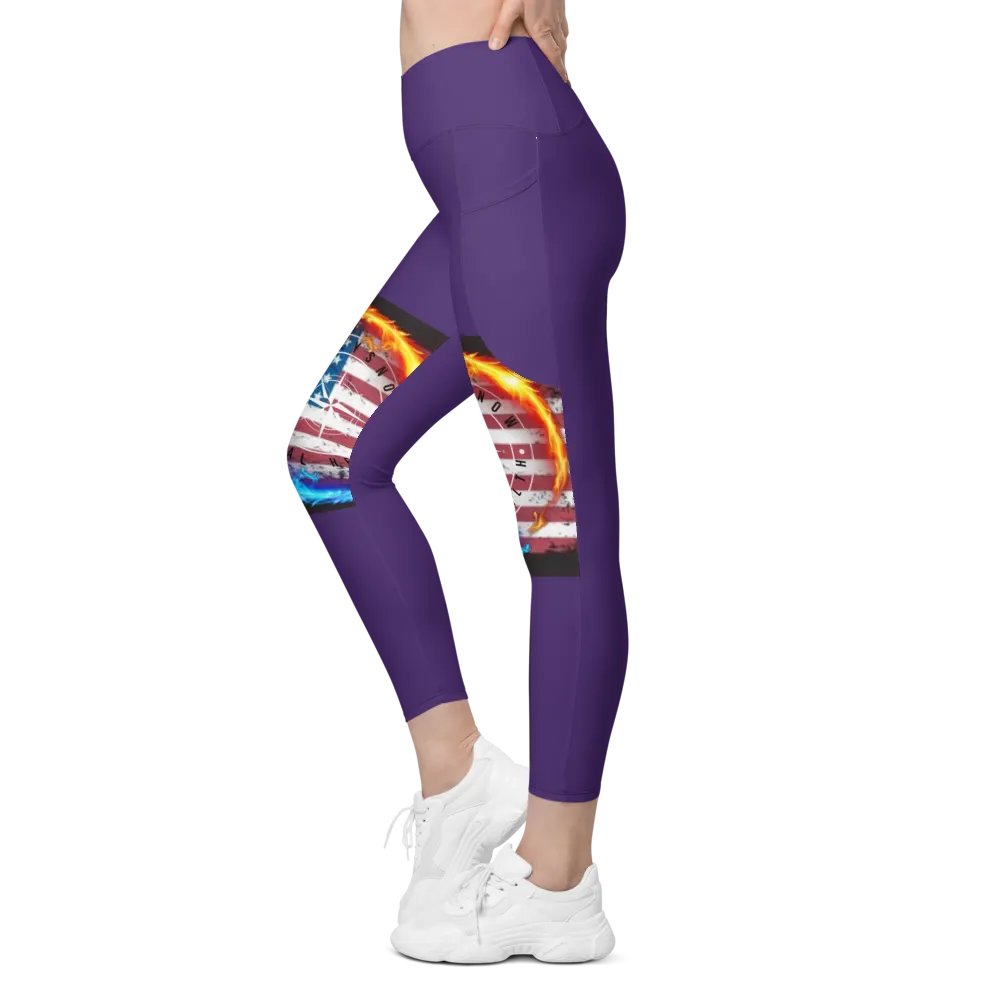 Leggings w pockets Purple product image (3)