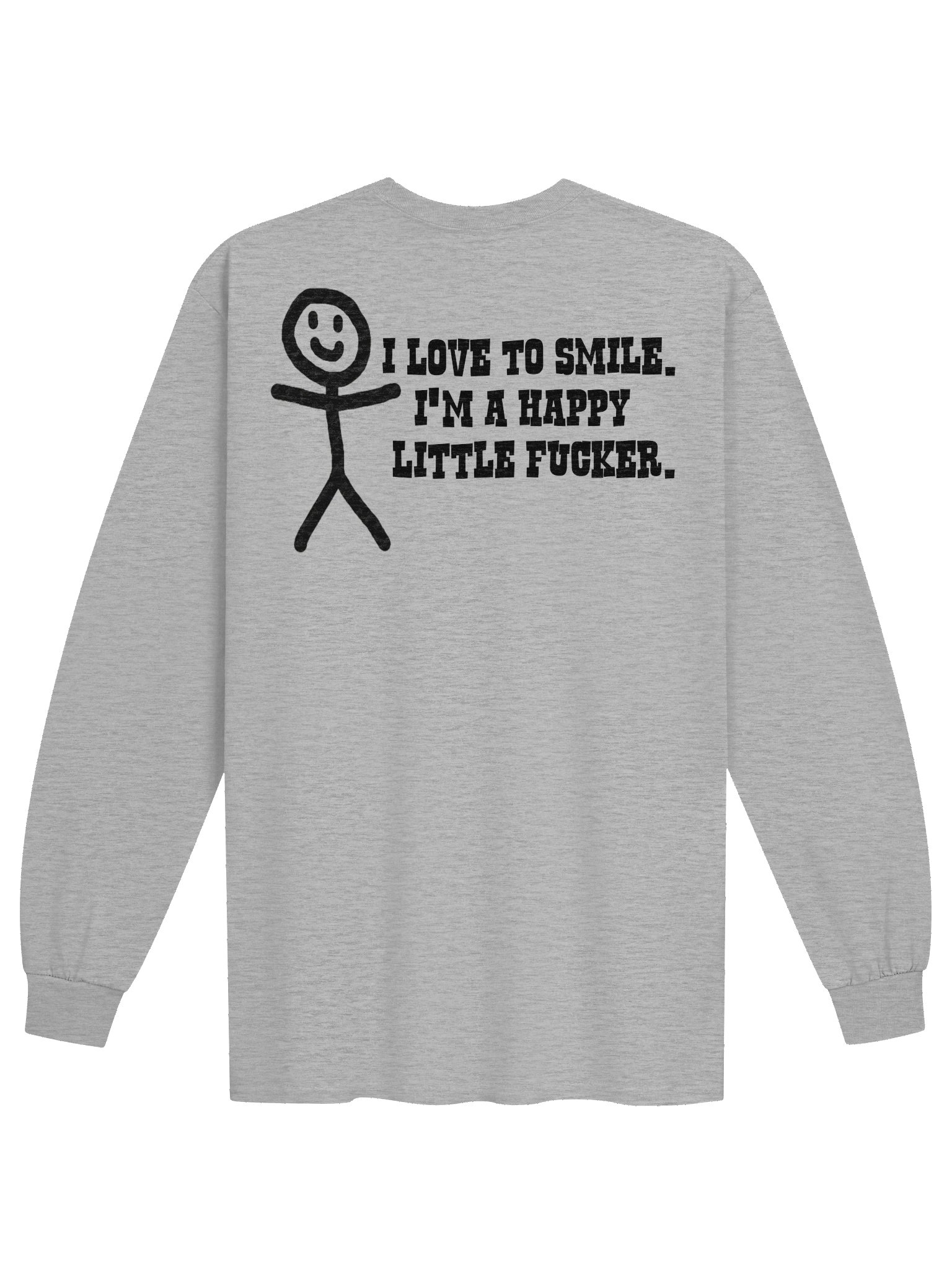 I Love To Smile Cotton Long Sleeve T-Shirt product image (12)