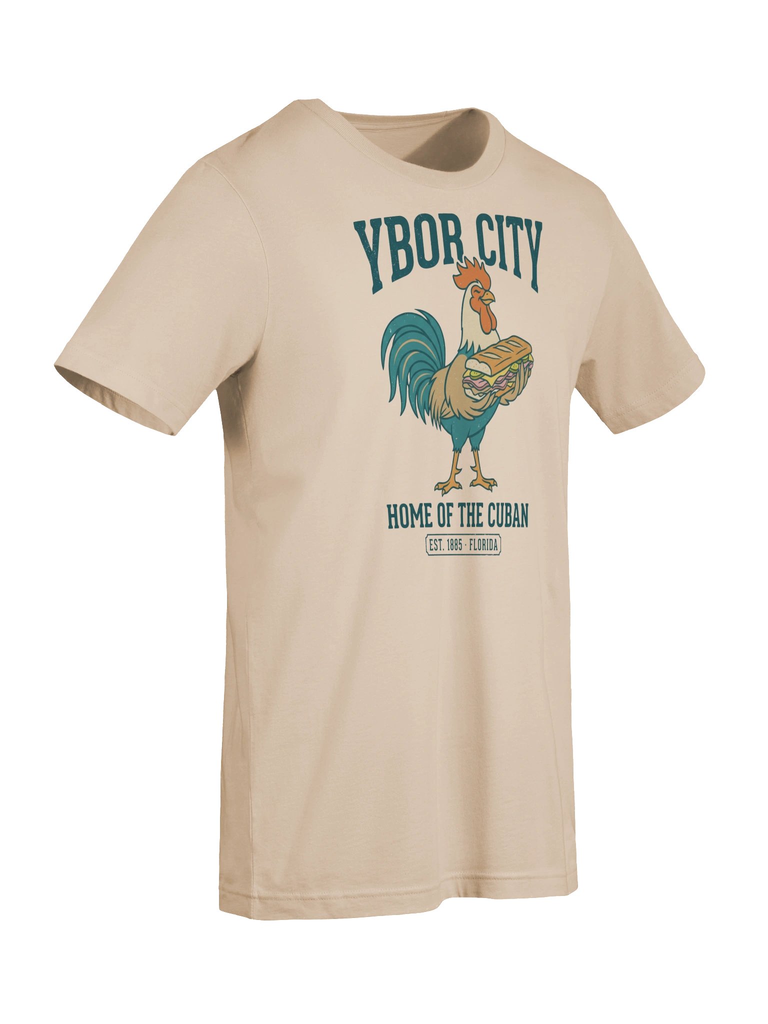 Ybor City Home of the Cuban Rooster Tee product image (7)