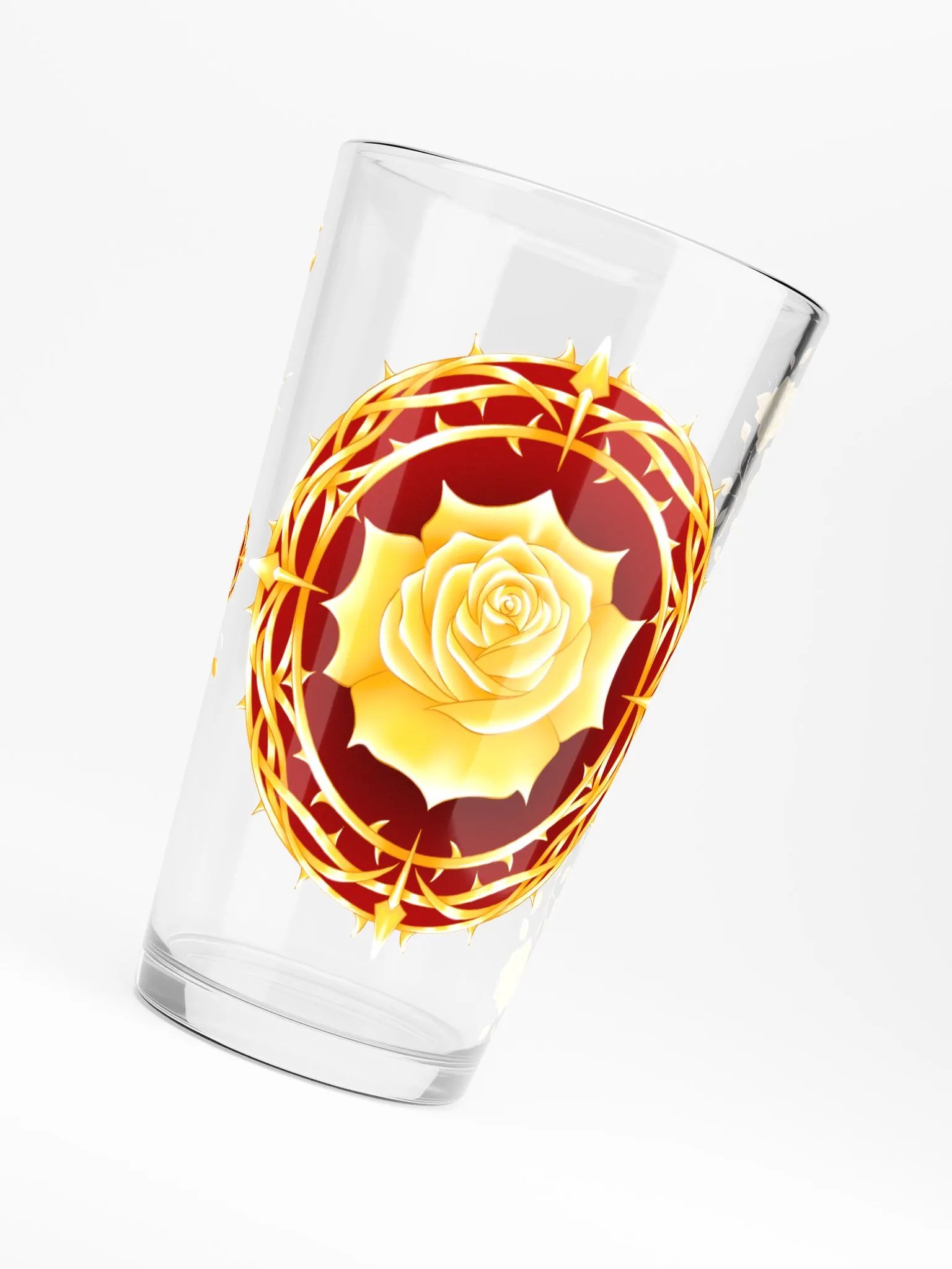 The Golden Rose Pint Glass product image (6)