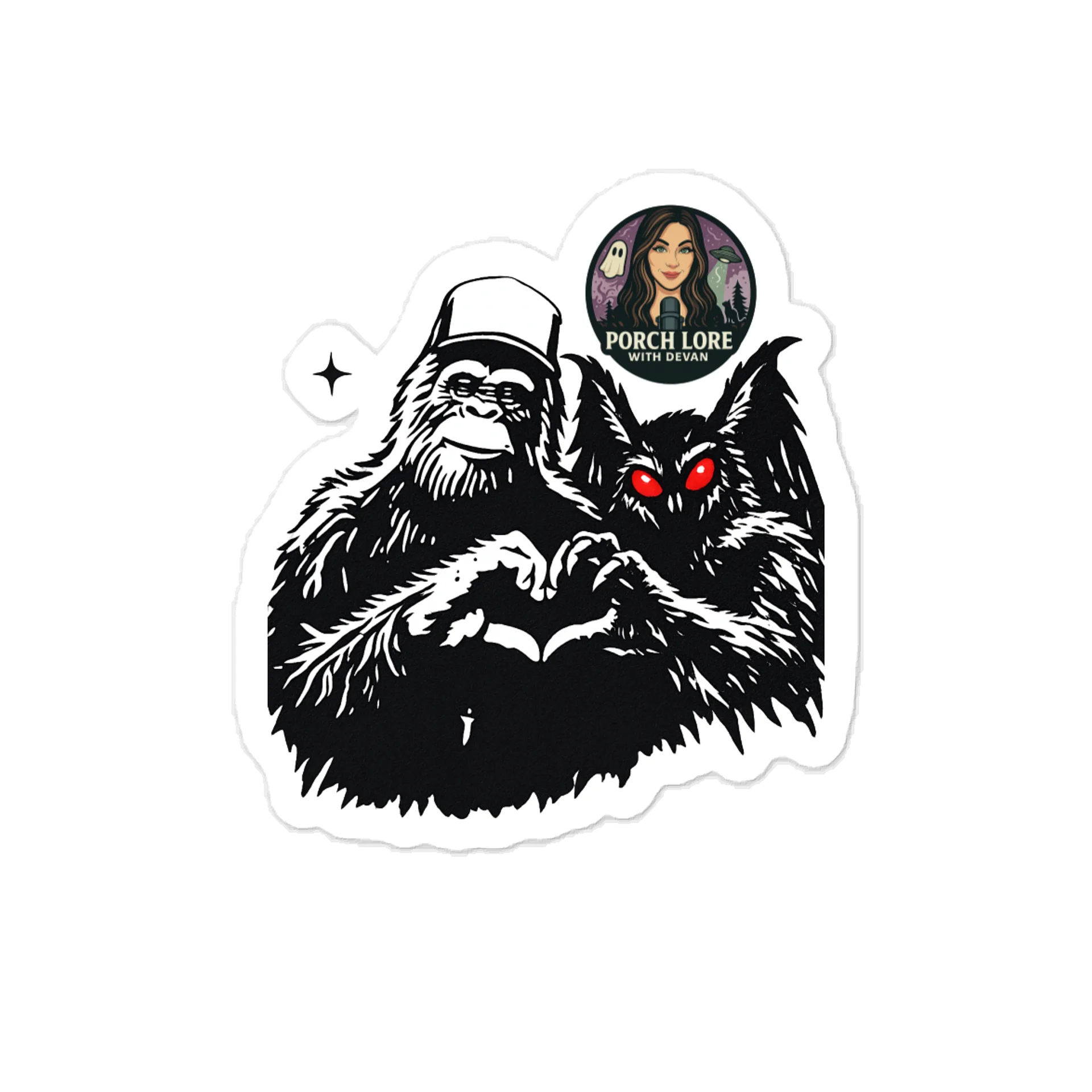 CRYPTID BESTIES VINYL DECAL product image (1)