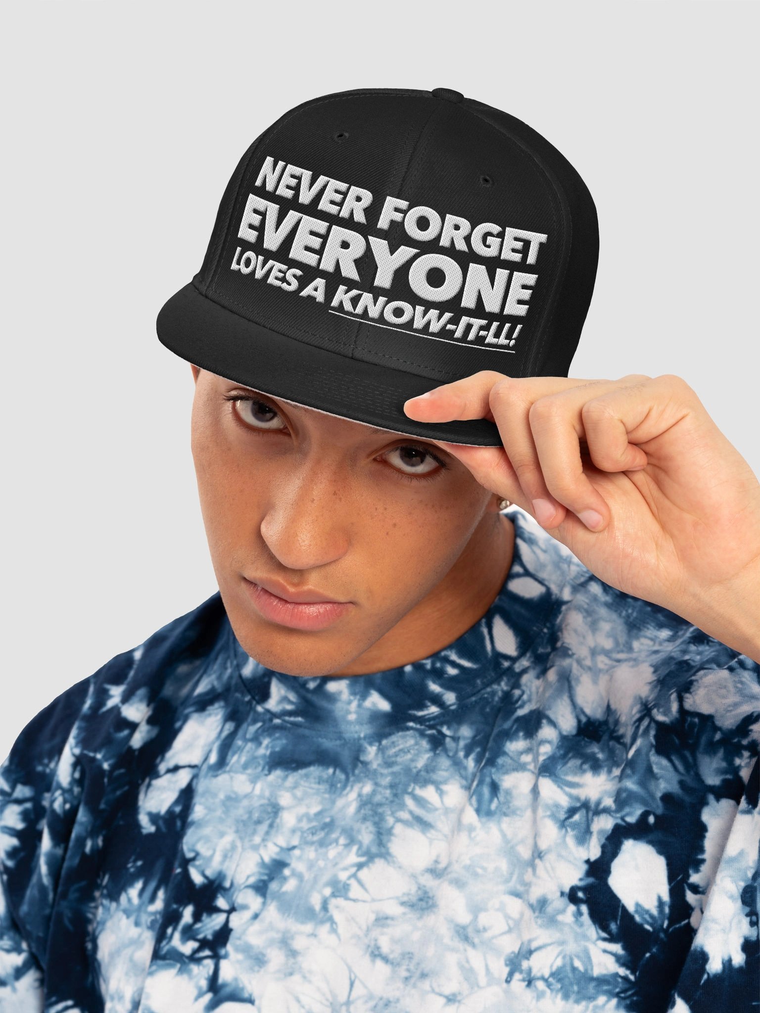 Know-It-All Nation Snapback Cap product image (5)