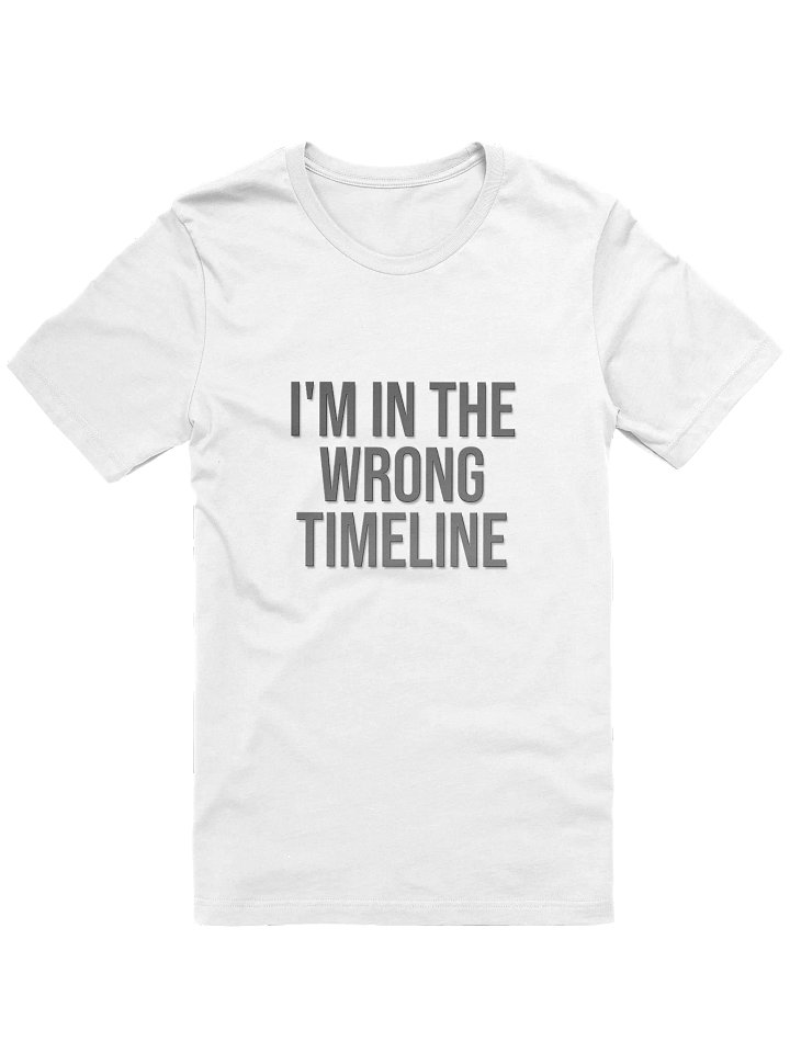 WRONG TIMELINE Supersoft T-shirt product image (6)