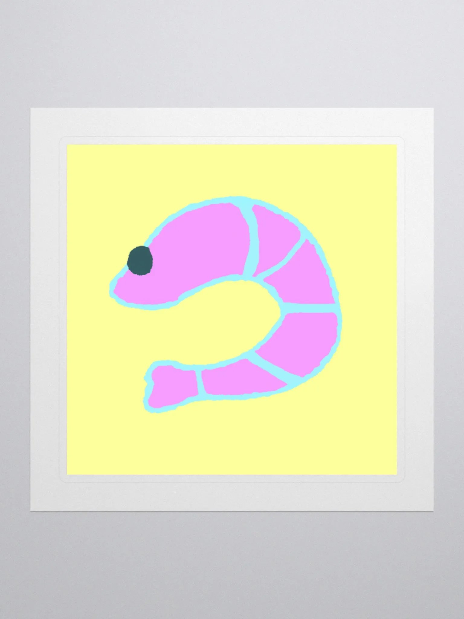 Ruka Shrimp Logo Sticker product image (2)