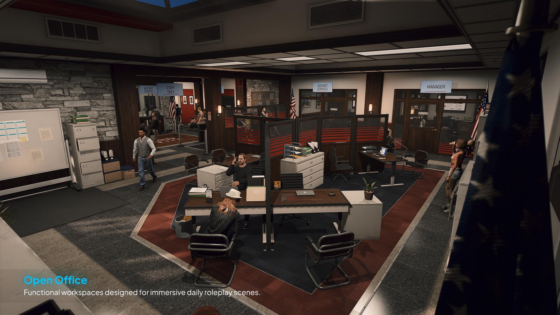 [MLO] Blaine County Savings Bank - GTA 5, FiveM Interior Map product image (5)