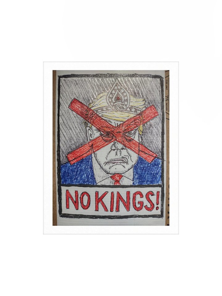 NO KINGS! Print product image (1)
