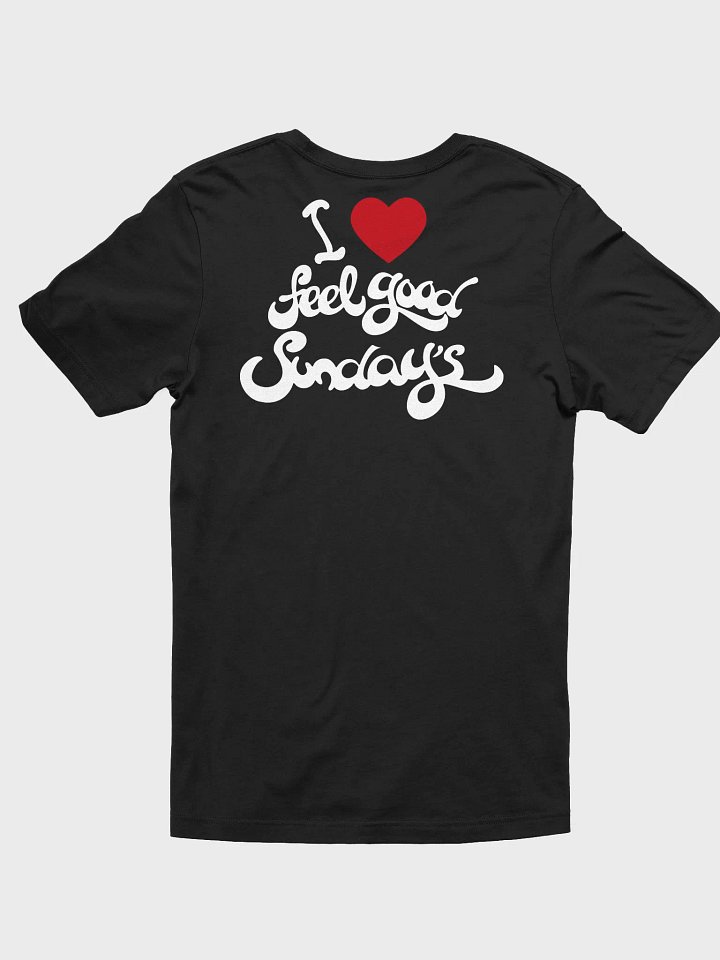 Feel Good Sundays - Black Tee 2 Sided product image (2)