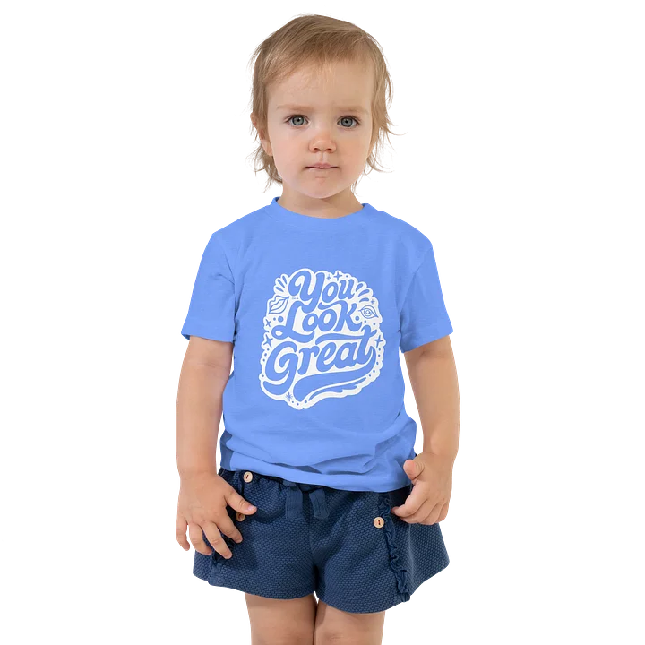 Good Vibes Only Toddler Tee - White Print product image (1)