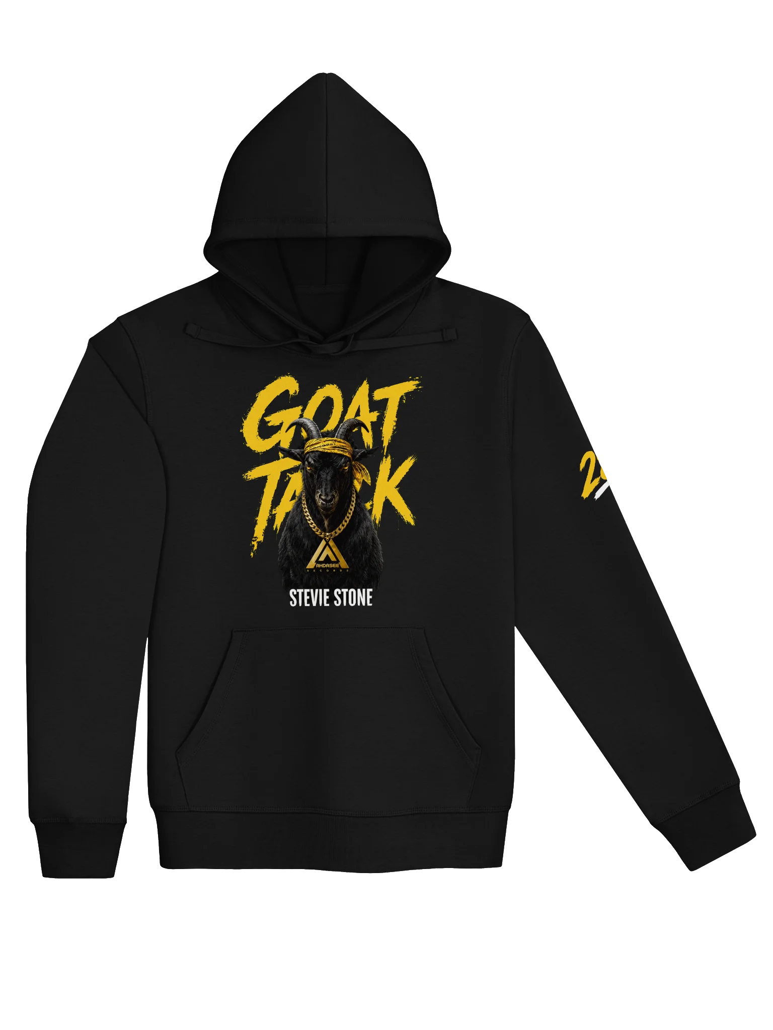 Stevie Stone GOAT TALK – Legacy in Motion Black Unisex Hoodie product image (3)
