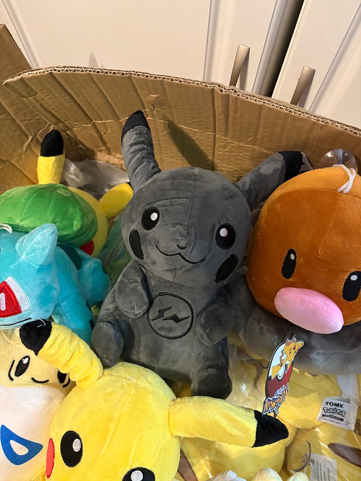 Dark Pikachu Pokemon Plush 20cm product image (2)