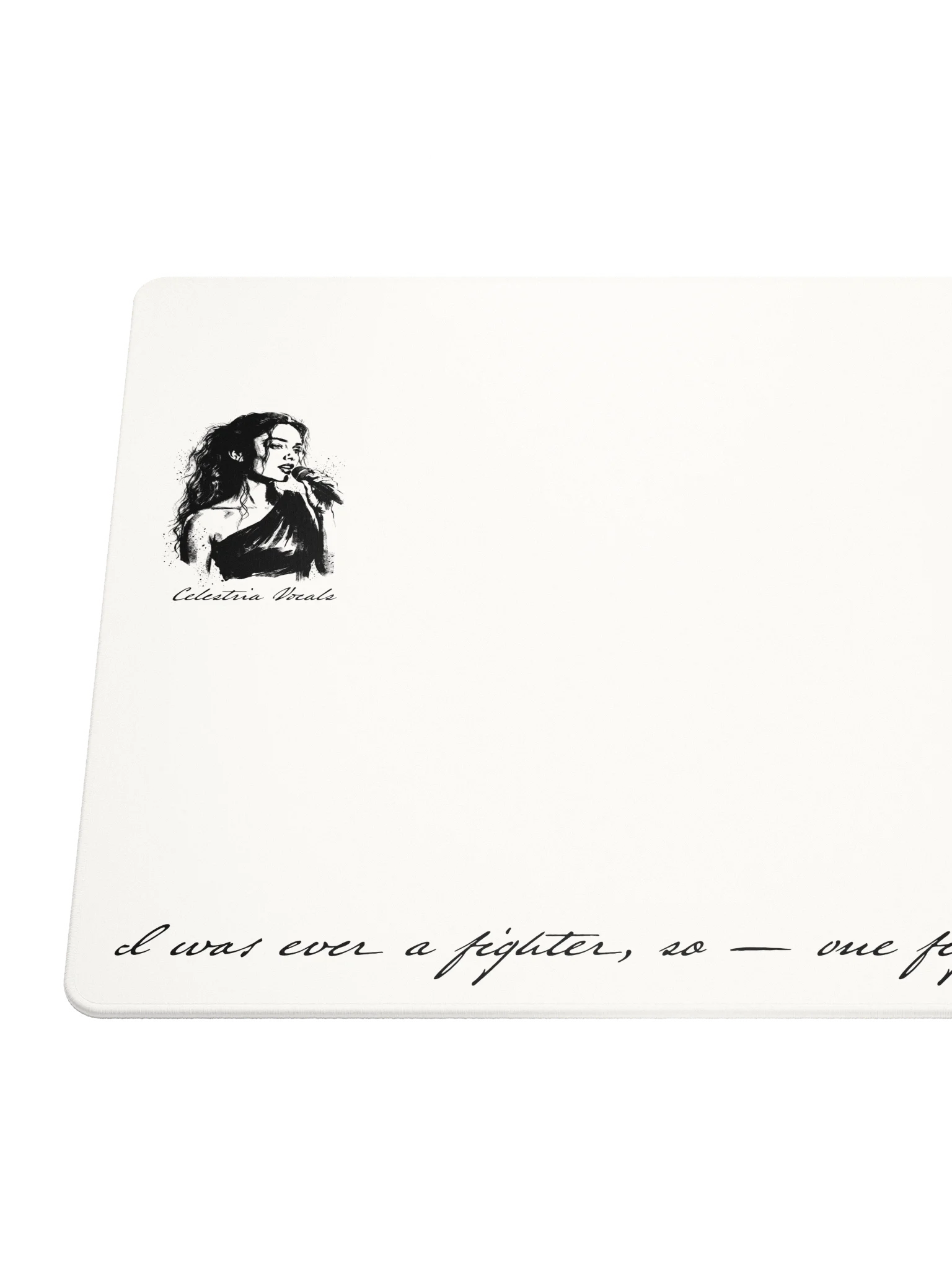 "I Was Ever a Fighter" Premium Desk Mat product image (1)