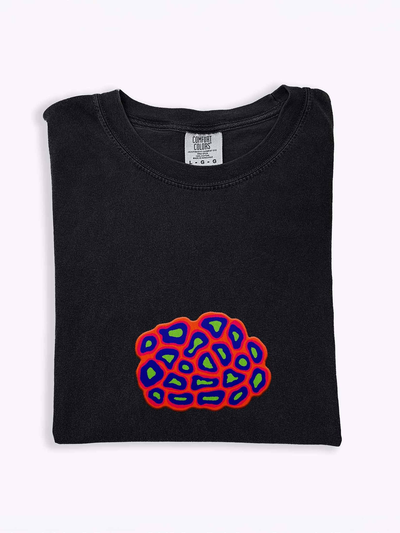 Dragon Soul Favia Coral Embroidered Shirt | Reef Aquarium Coral Embroidery Tee | Saltwater Reef Tank Apparel product image (1)