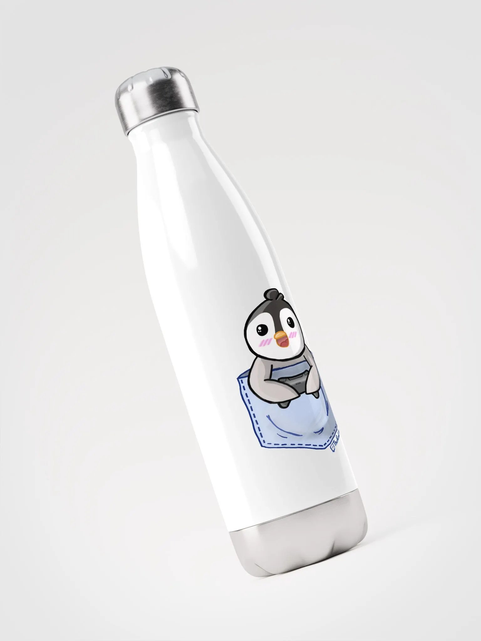 Pocket Penguin Water Bottle product image (3)