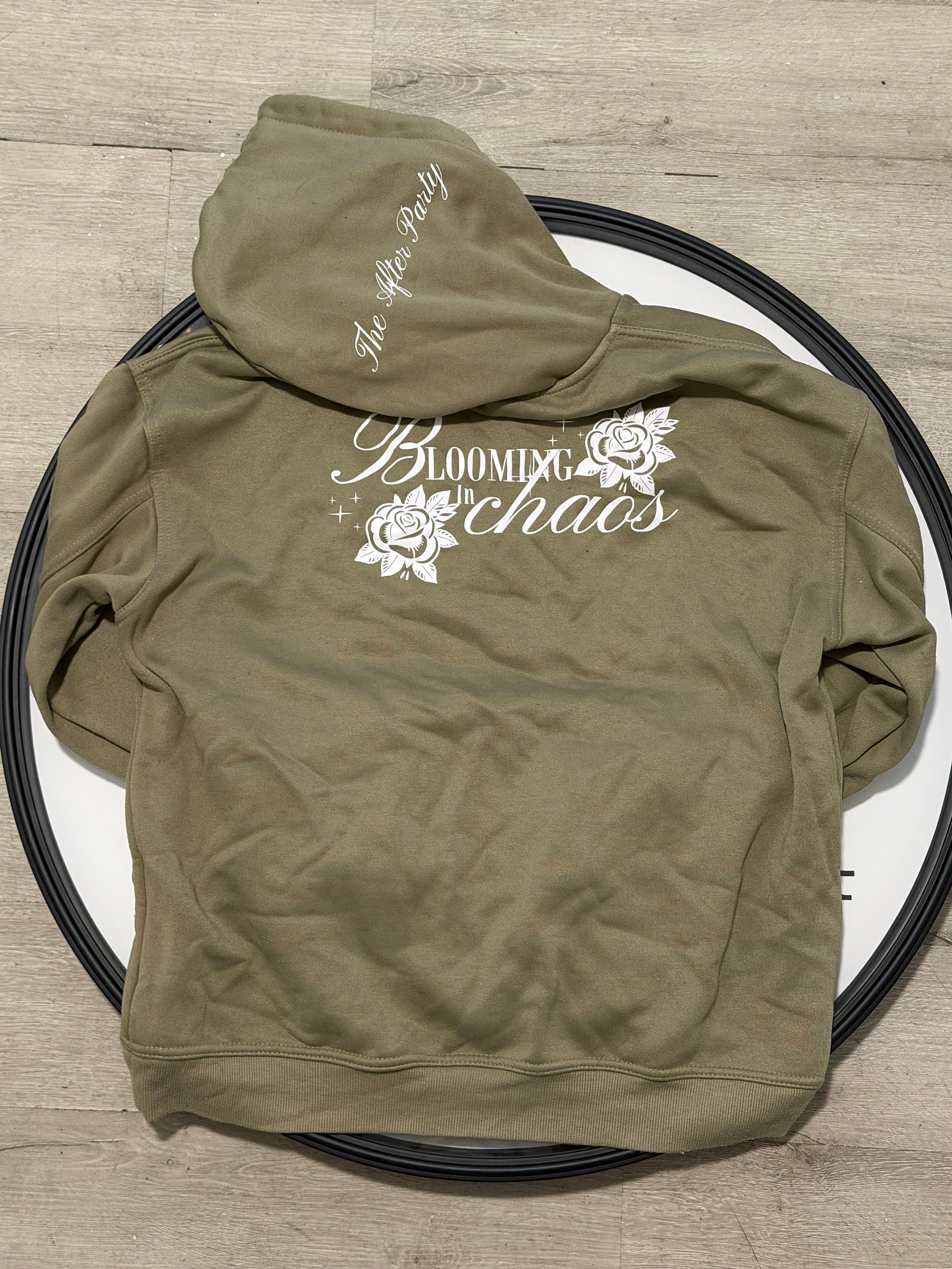 'Blooming in chaos' Hoodie product image (2)