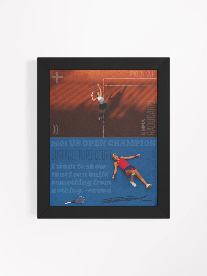 21' RADUCANU SIGNED FRAME product image (2)