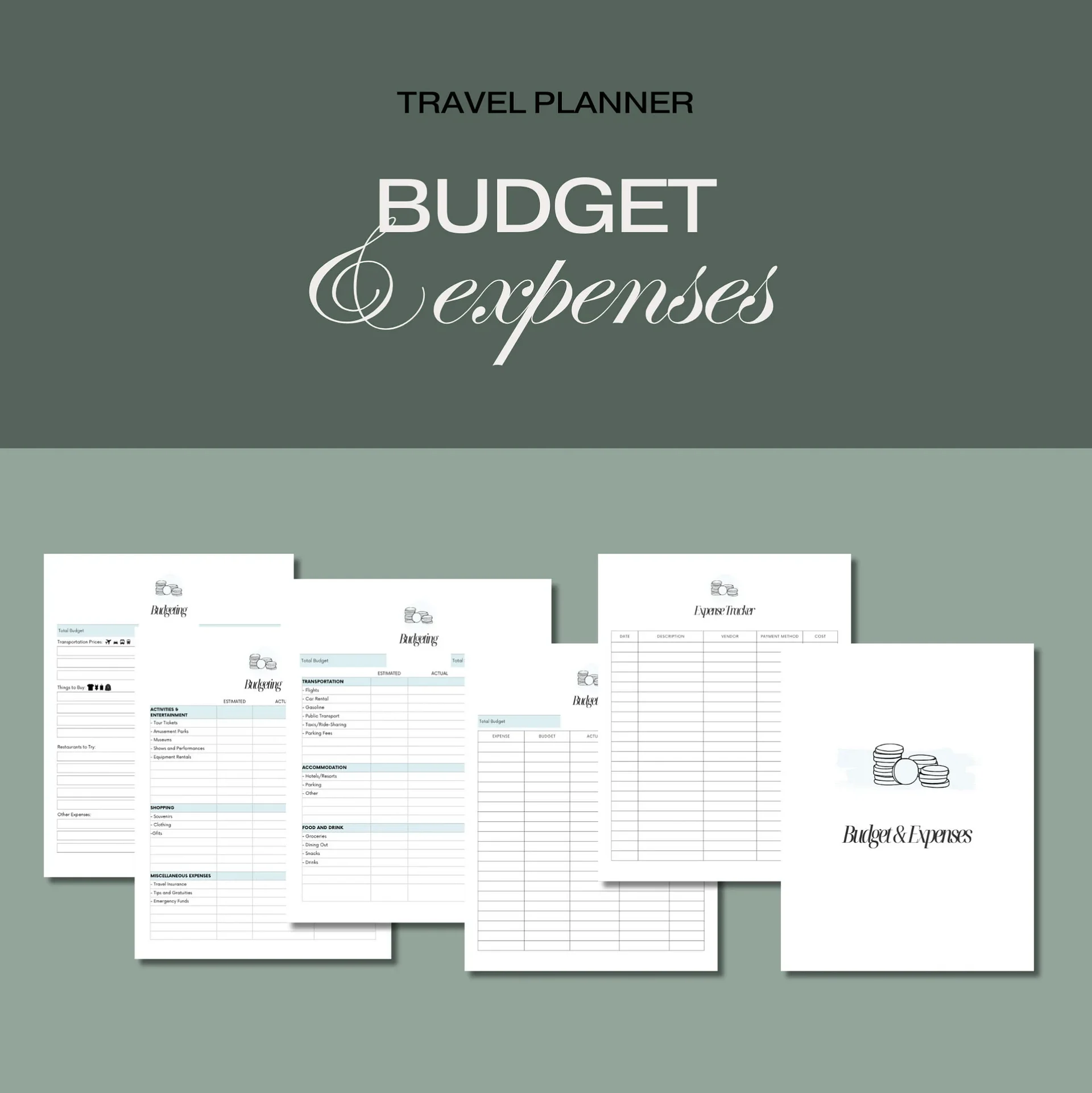 Ultimate Travel Planner | A5 & Letter Size product image (3)