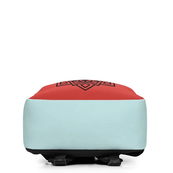 Mandala Red and light blue Backpack product image (2)