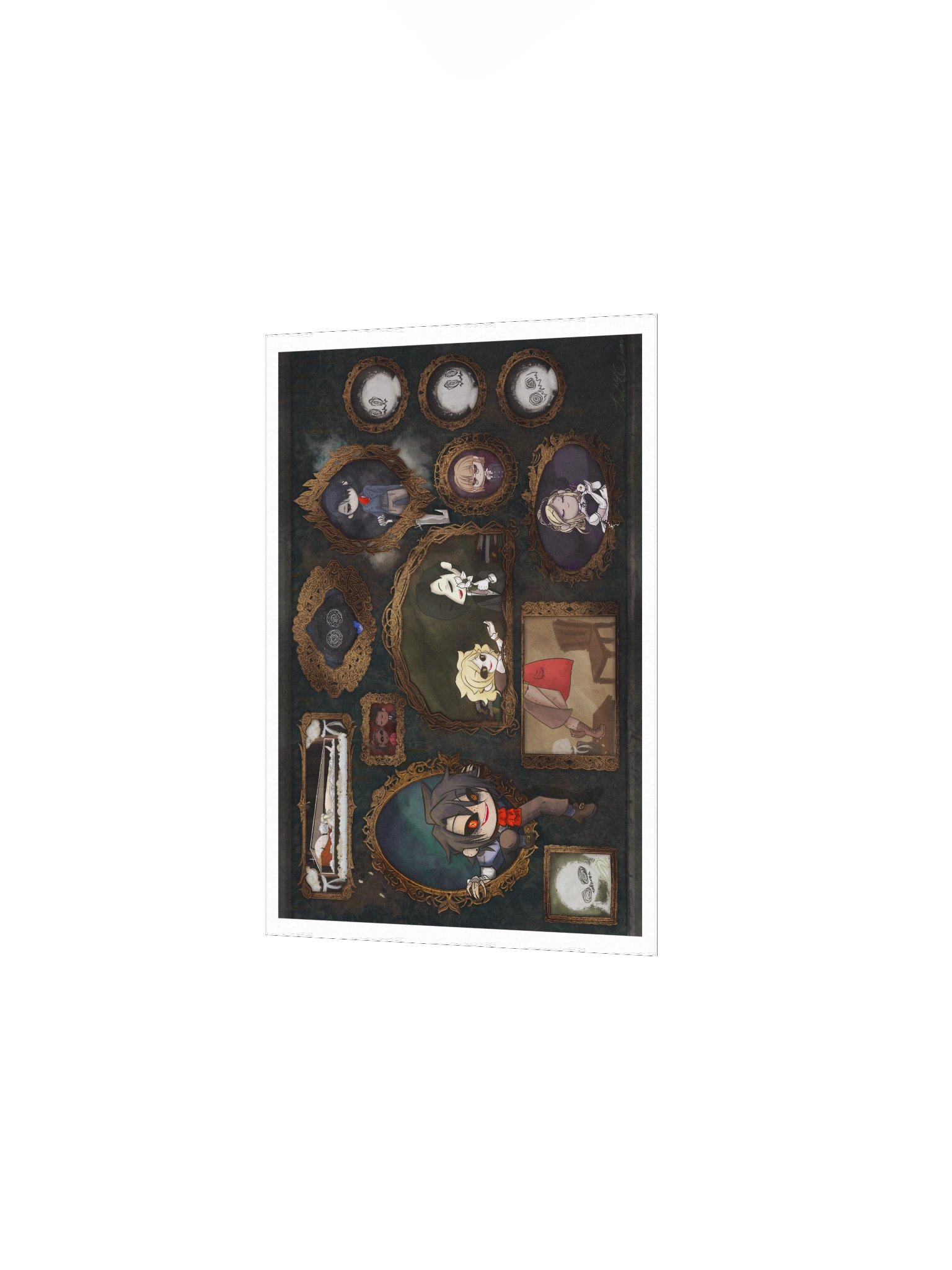 Haunted Portrait Gallery Print product image (3)