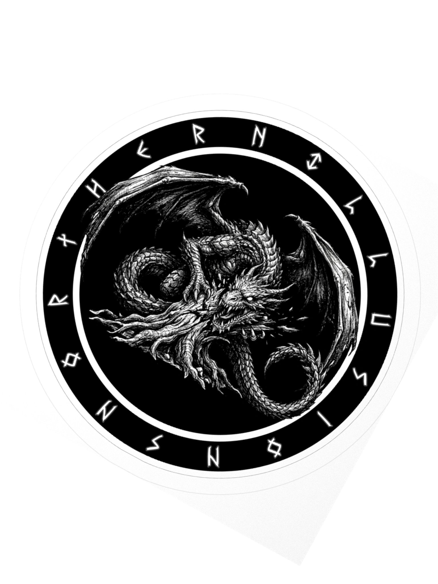 NORTHERN ILLUSIONS - Níðhöggr Vinyl Sticker product image (6)