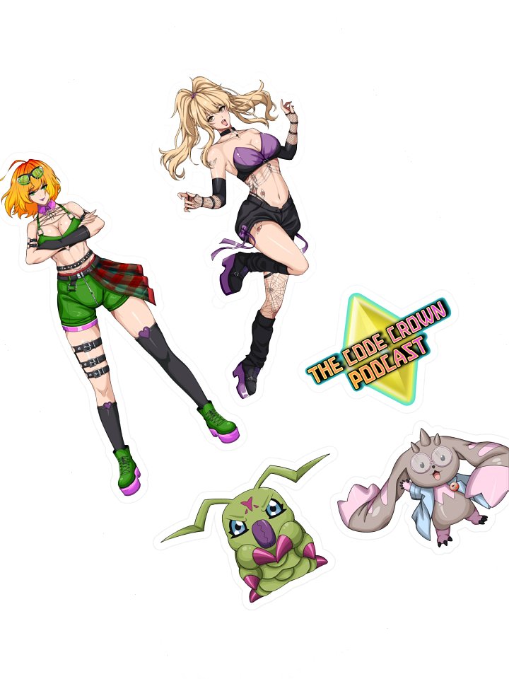 The Code Crown Sticker Sheet product image (1)