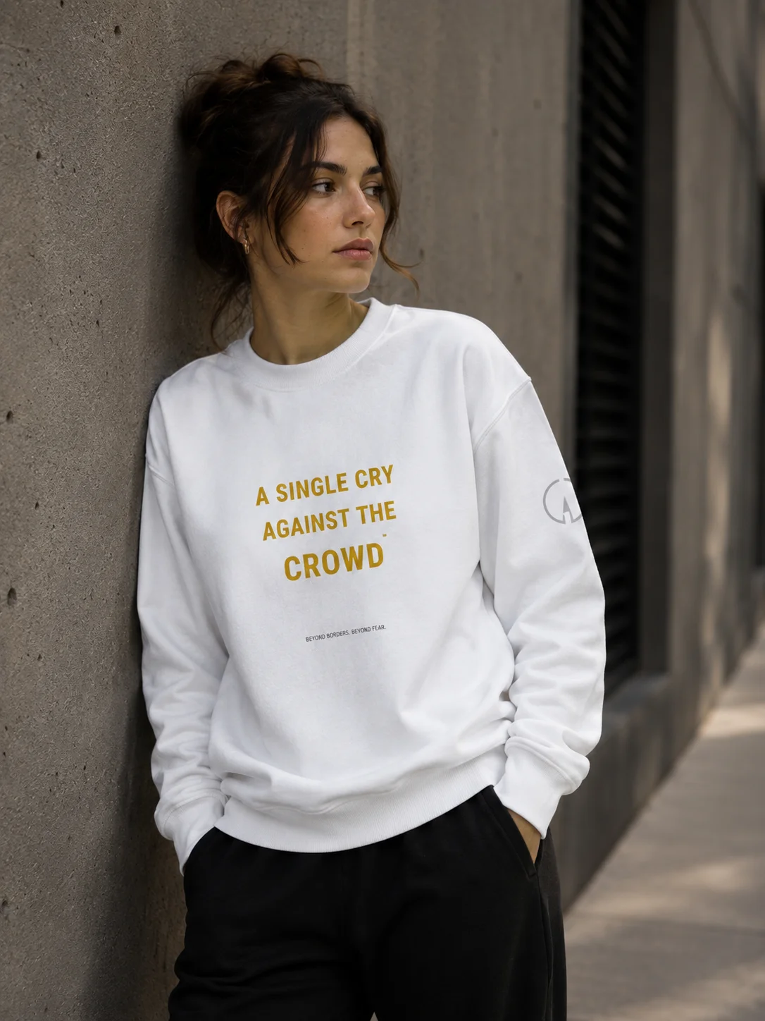 A Single Cry Against the Crowd™ Organic Sweatshirt product image (11)