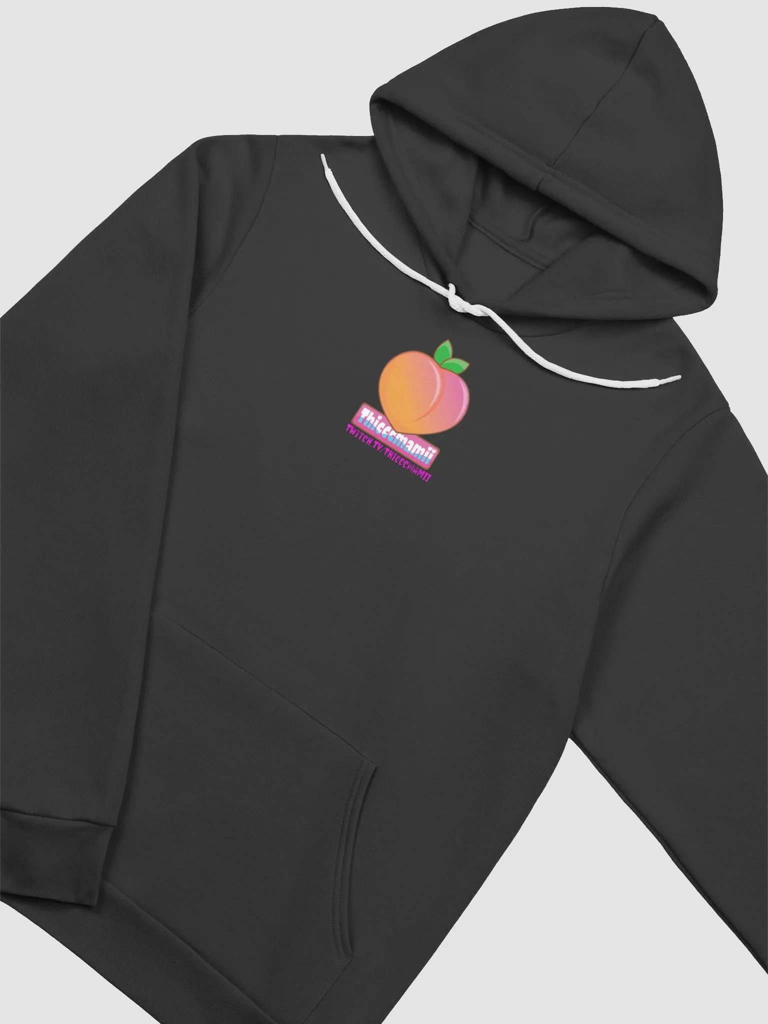 Thiccc peach hoodie product image (8)