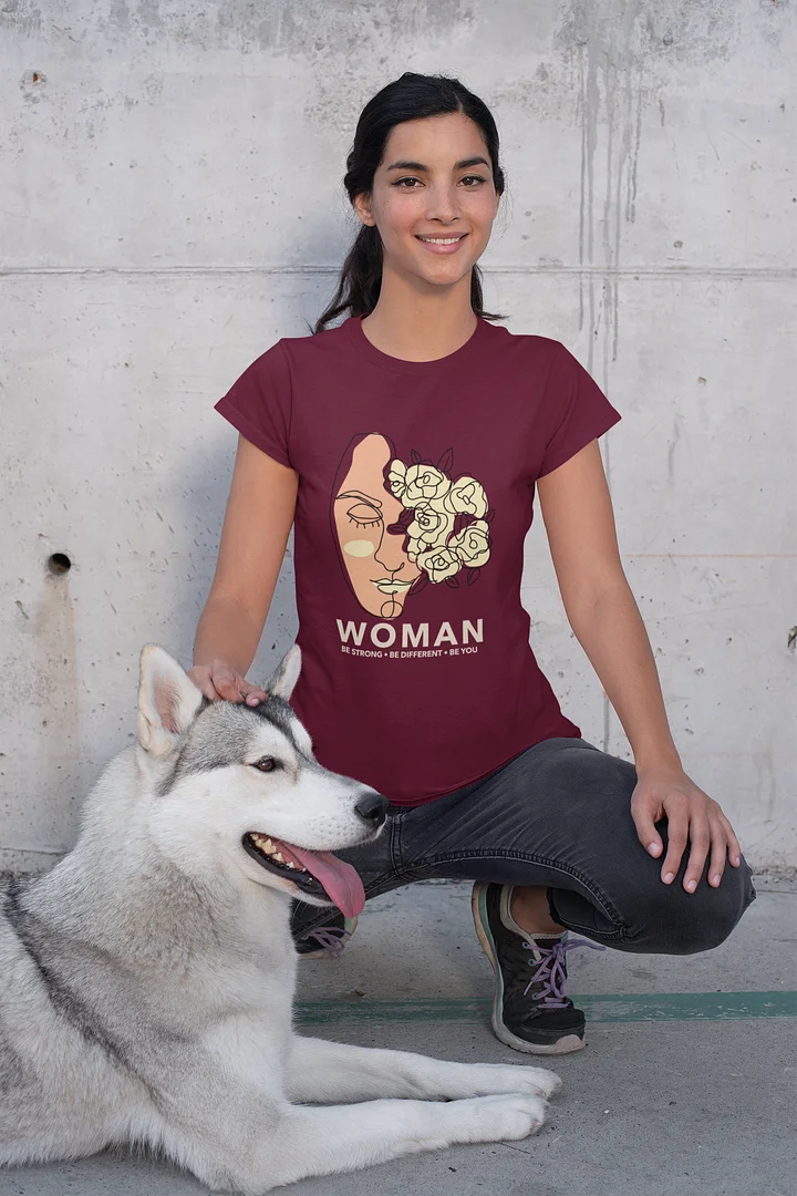 Woman Be Strong Floral Graphic Tee product image (11)