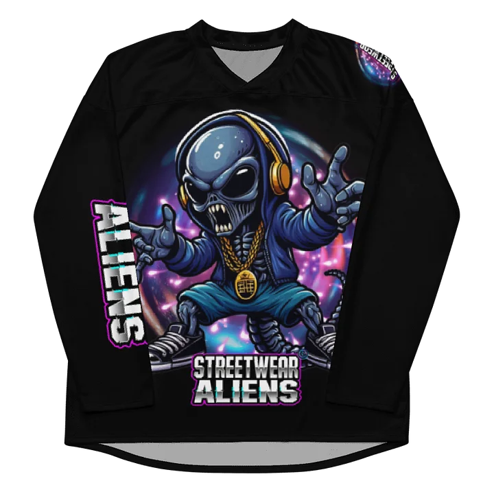 LIMITED EDITION - CNX Core All-over print Unisex Long Sleeve Tee — Streetwear Aliens 002 product image (1)