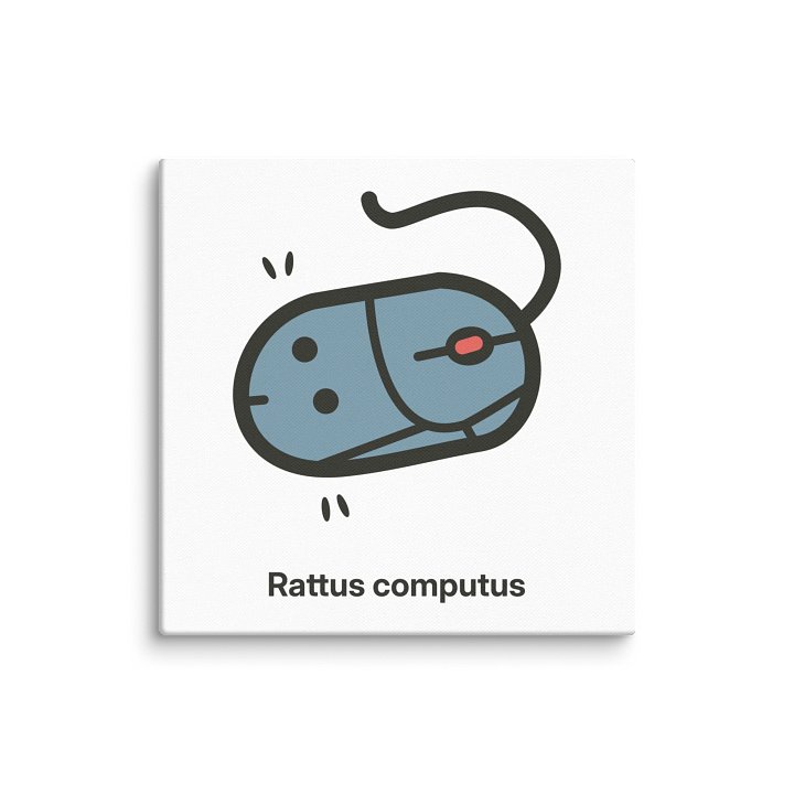 Computer Rat Canvas Print product image (12)