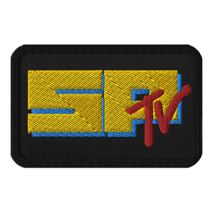 SP TV Embroidered Patch - Rectangle product image (1)