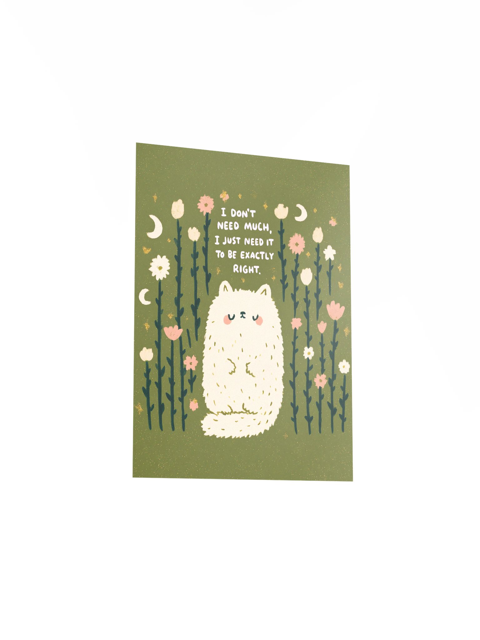 Exactly Right Cat Quote Poster product image (12)