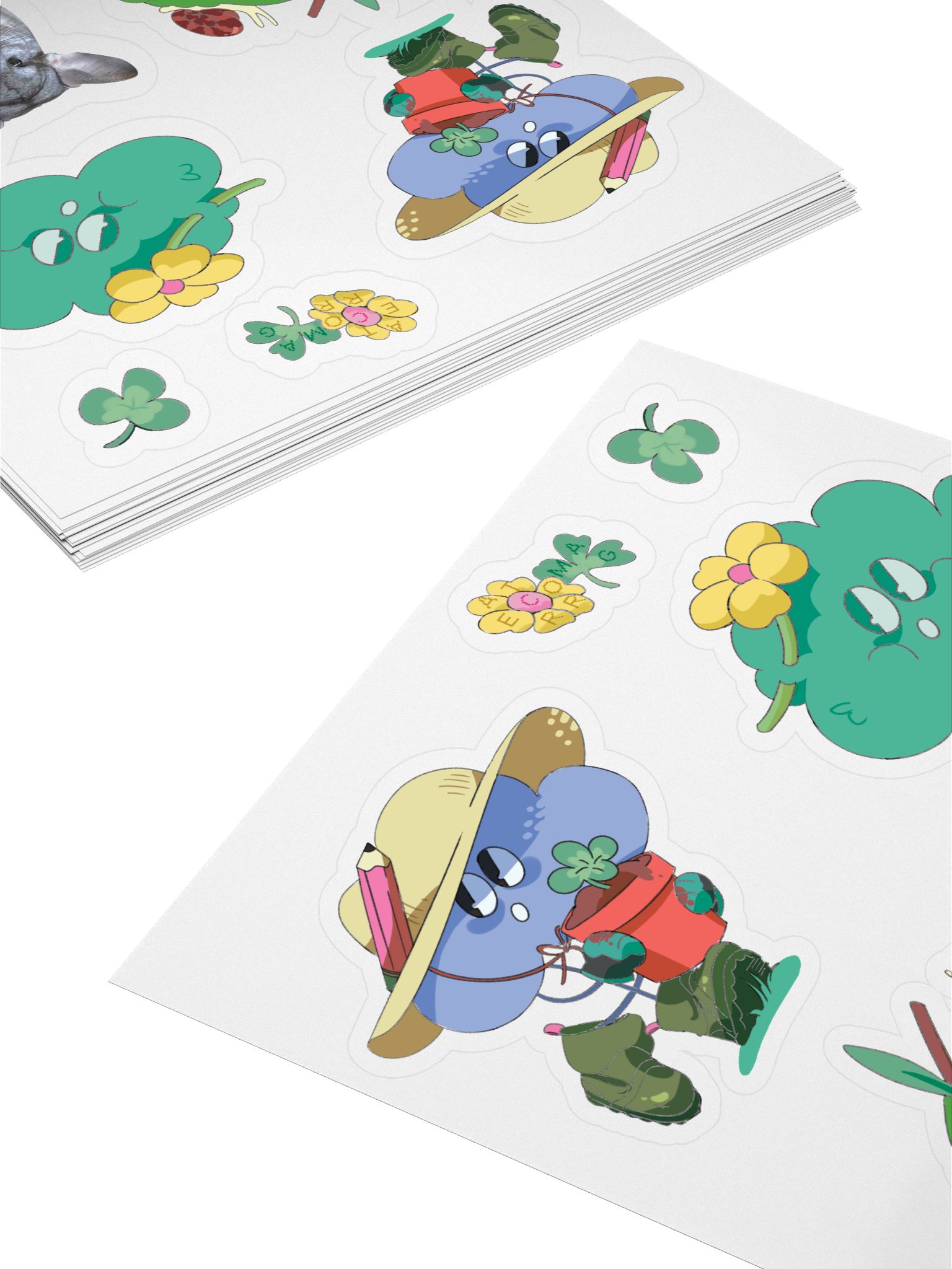 Touch Grass Sticker Sheet — Gardener Ver. product image (4)