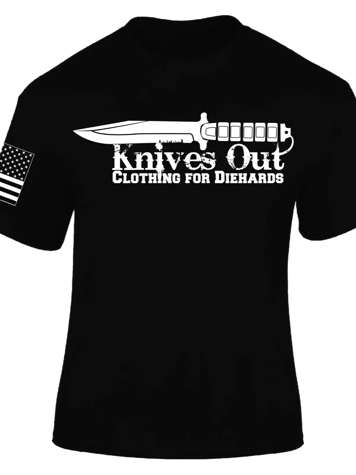 Knives Out Shirt OG I Patriot I Diehard I Veteran I Flag I America I Military product image (1)
