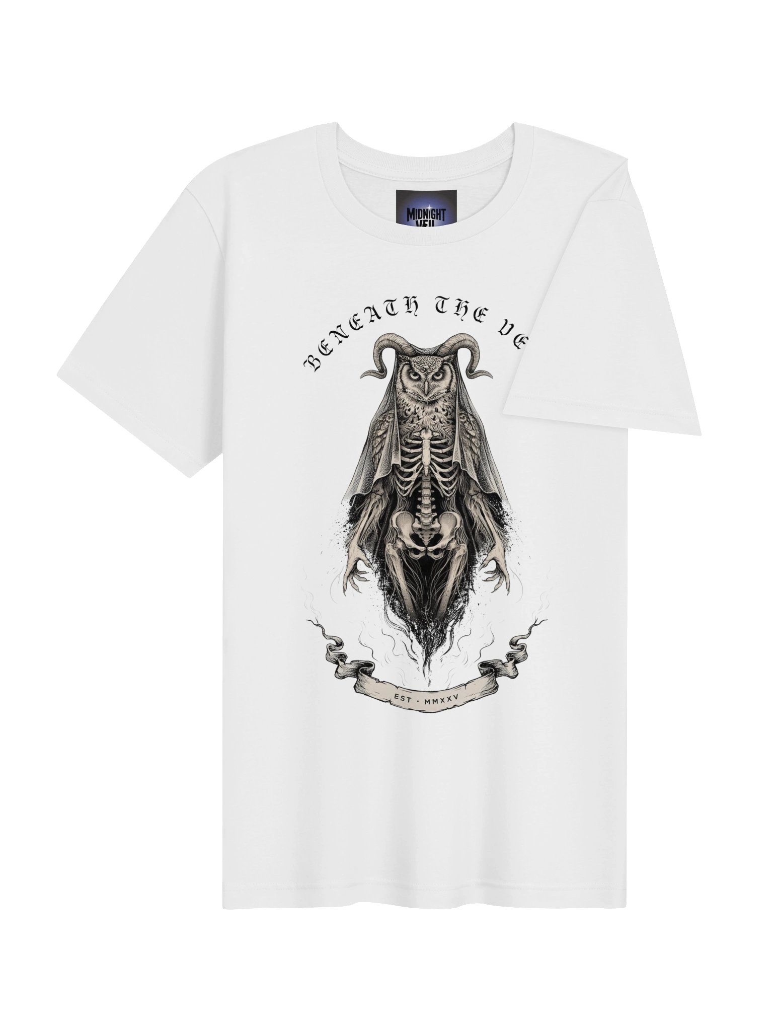 EST MMXXV Owl Skull Graphic Tee product image (34)