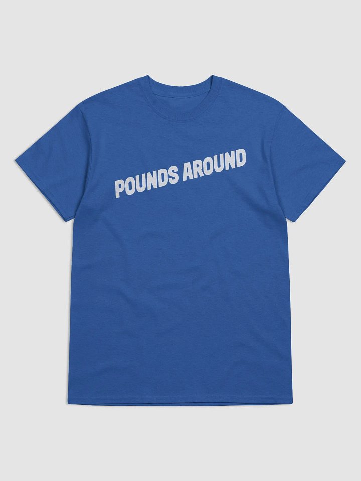 POUNDS AROUND BLUE AND WHITE SHIRT product image (1)