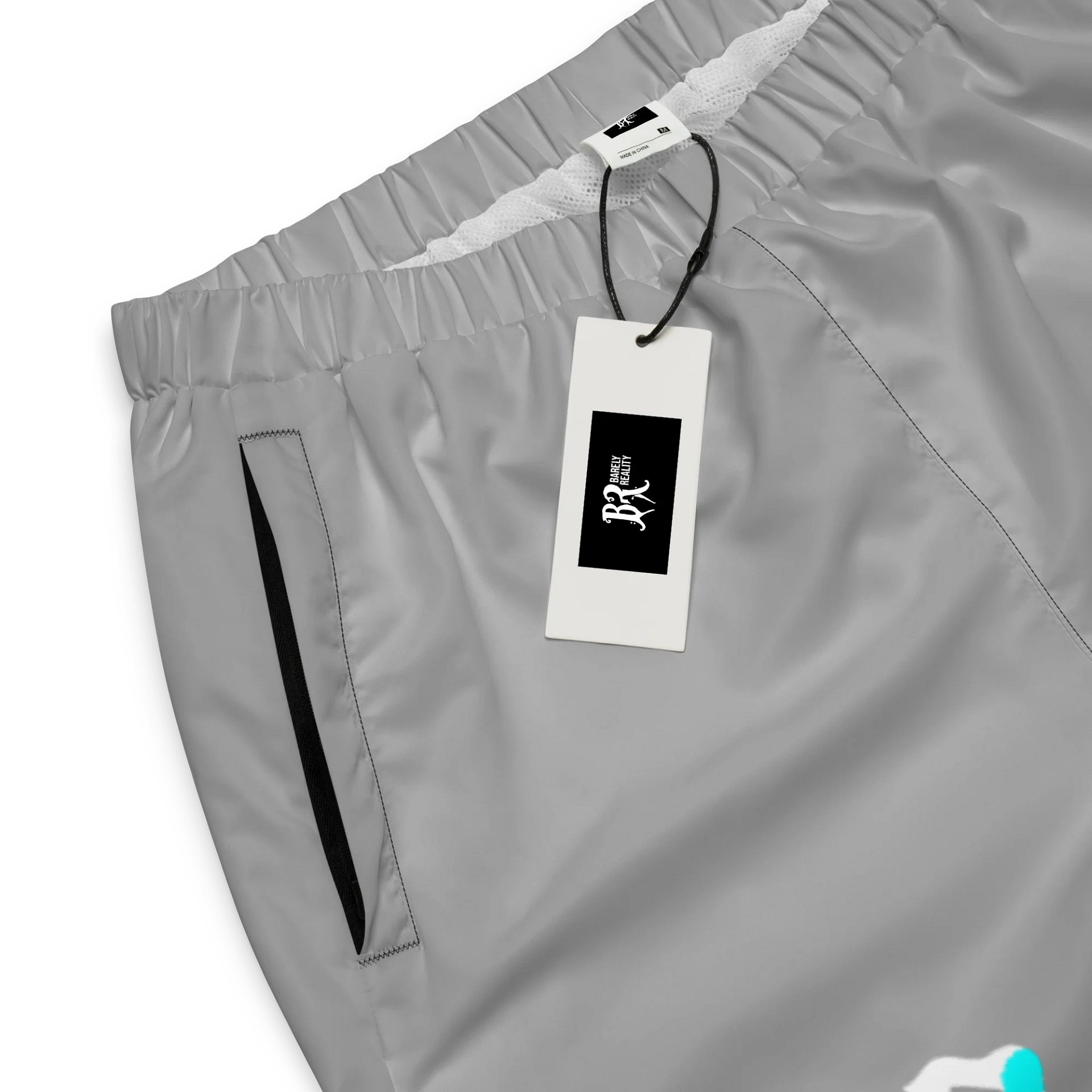 "BR WAVY" TRACK PANTS (SILVER) product image (3)