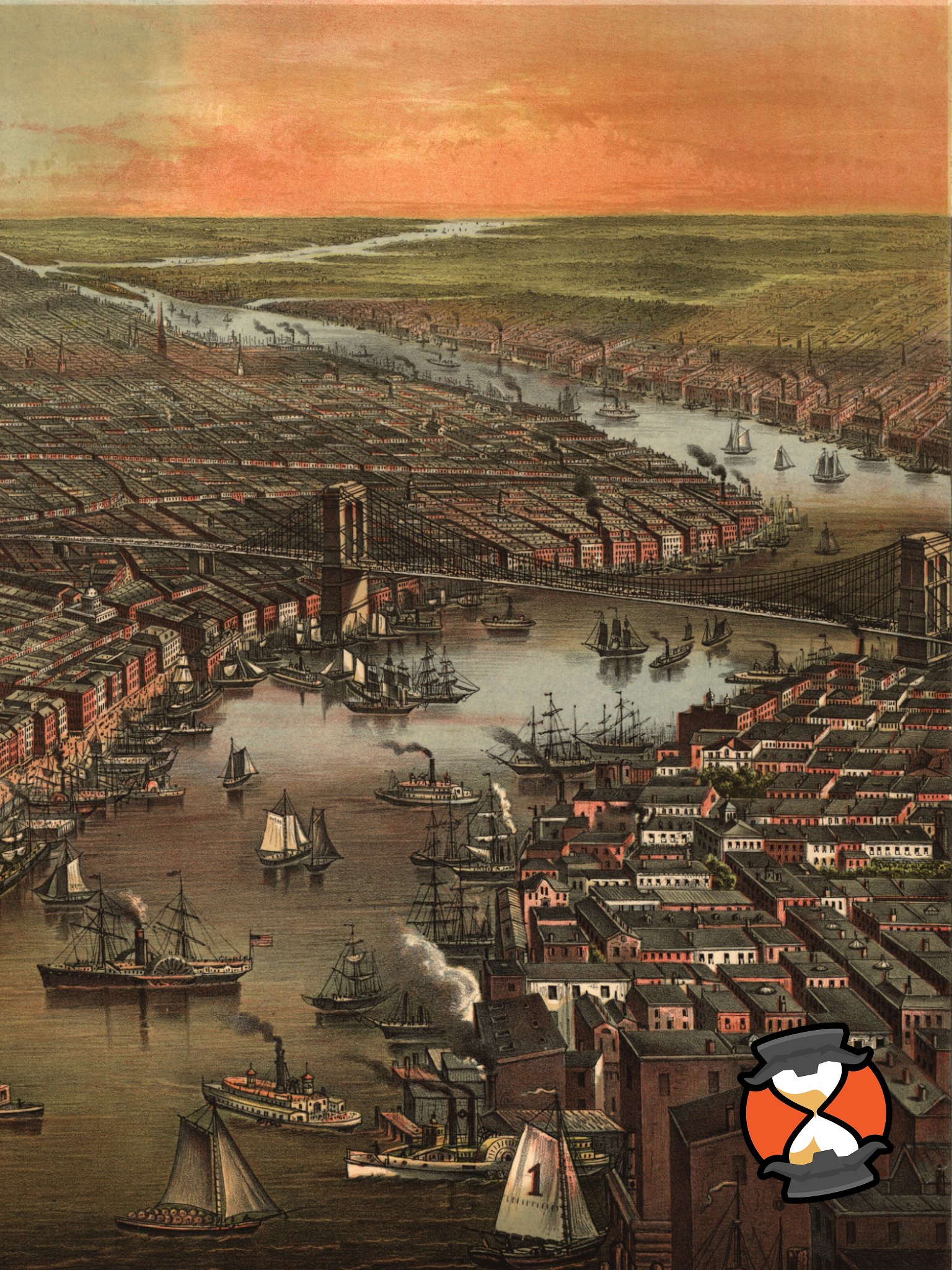 New York City 1878 (Canvas Print) product image (3)