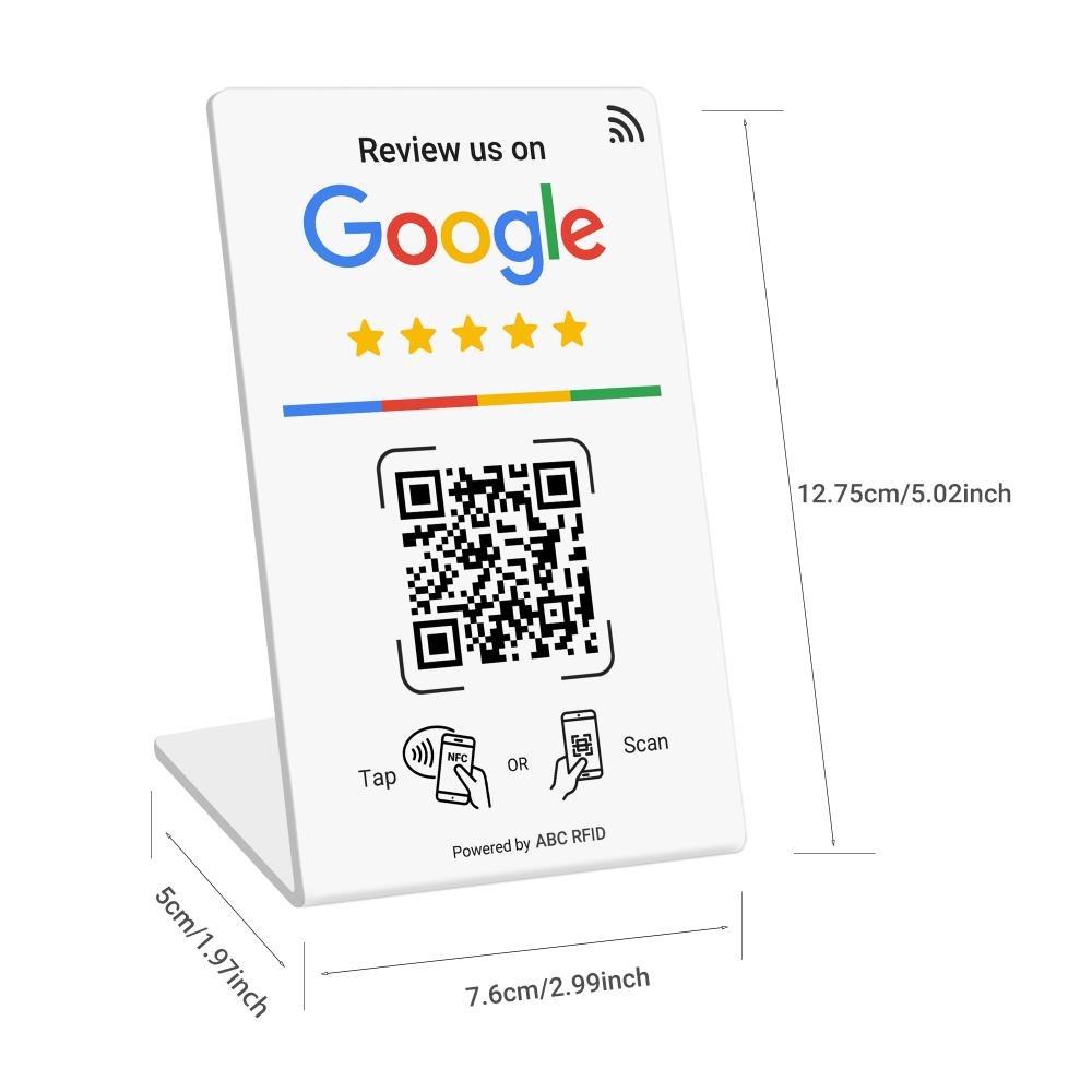 Google Review Stand (NFC Tap + QR Code) Small product image (5)