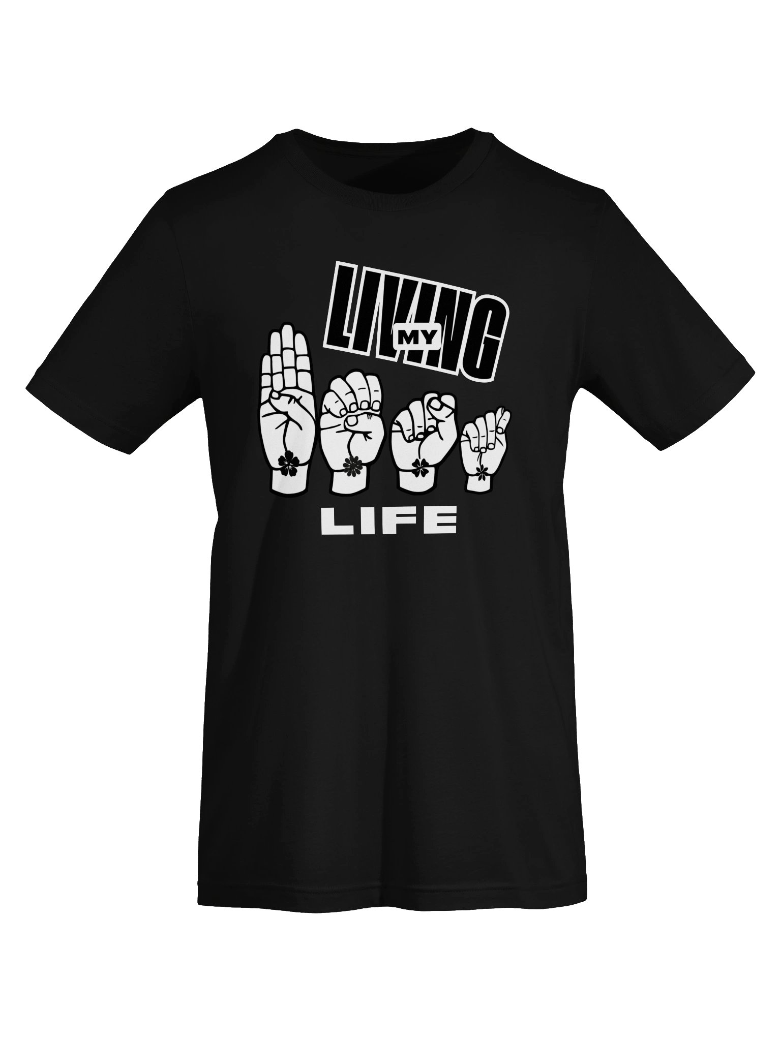 Living My Best Life ASL Tee product image (5)