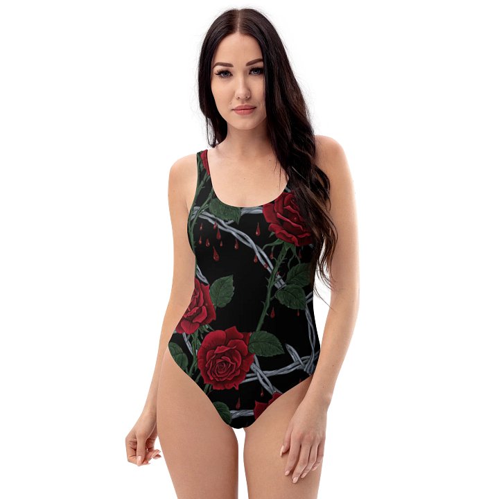 Colored Barbed Wire & Roses One Piece product image (1)