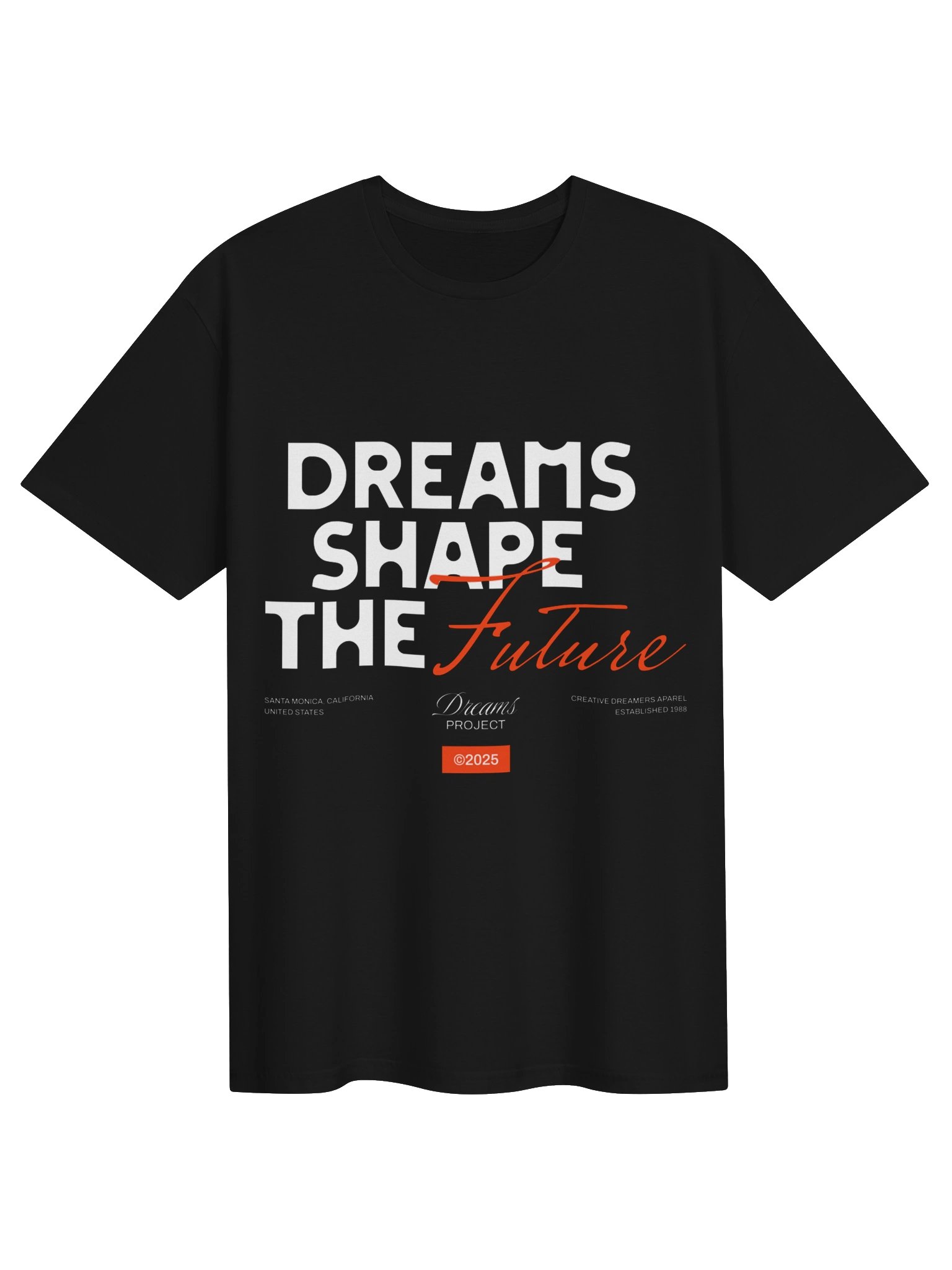 Dreams Shape The Future Typography Graphic Unisex Softstyle T-Shirt product image (1)
