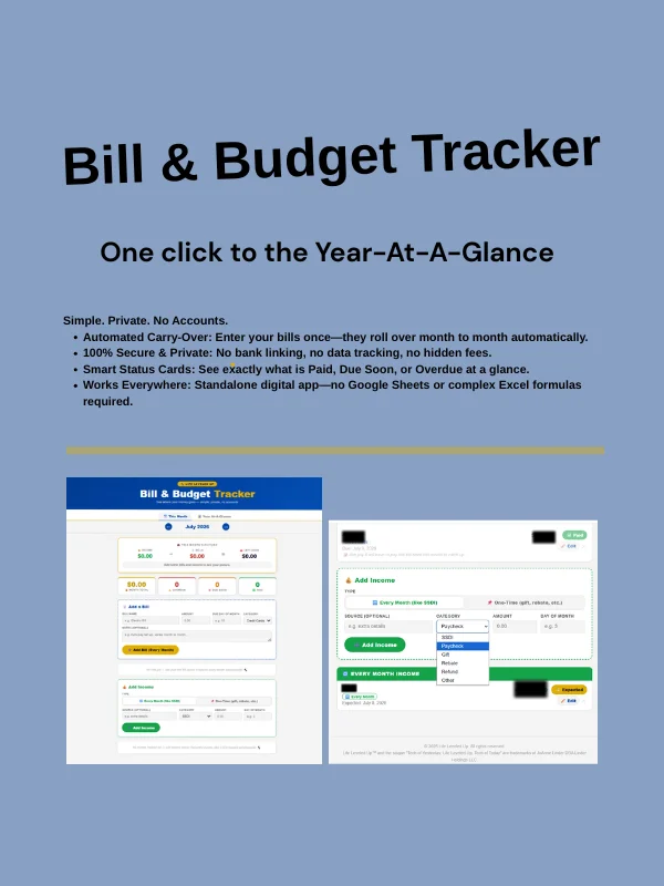 Bill & Budget Tracker product image (1)