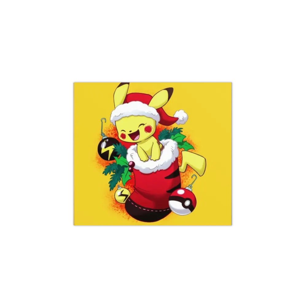 Santa Hat Yellow Creature Christmas Notepad product image (1)