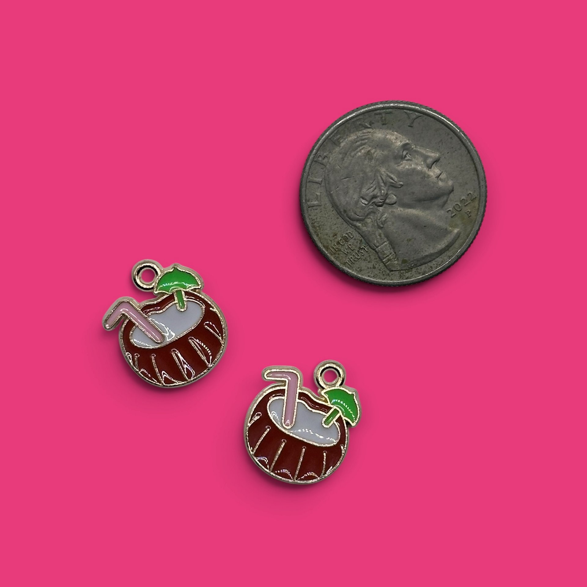 Coconut Drink Mai Thai Whinny Winners Braid and Bridle Charms for Horses | Little Shop of Ponies product image (2)