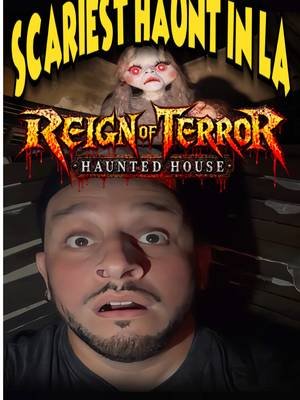 SCARIEST HAUNT IN LA! @Reign of Terror Haunted House has taken the #1 spot for the haunt that scared me the most! As you can tell by the screams! Shout out to the ROT team for inviting me out to check out this years walkthrough! I can’t tell you enough how much yall need to check them out! Full Vid on YouTube! #rothouse #reignofterror #reignofterrorhauntedhouse #haunt 