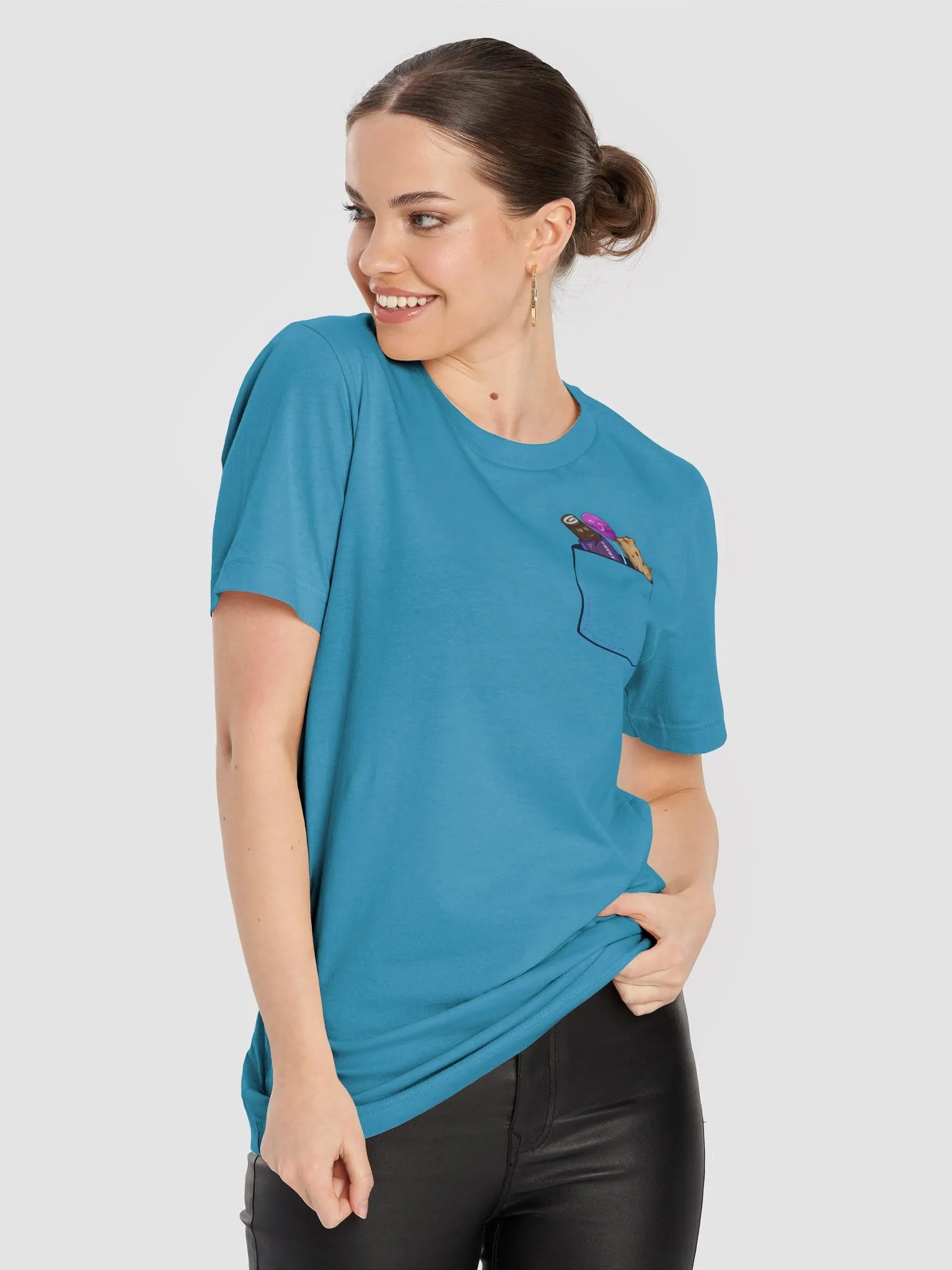 Pocket Snacks Tee (black) product image (8)