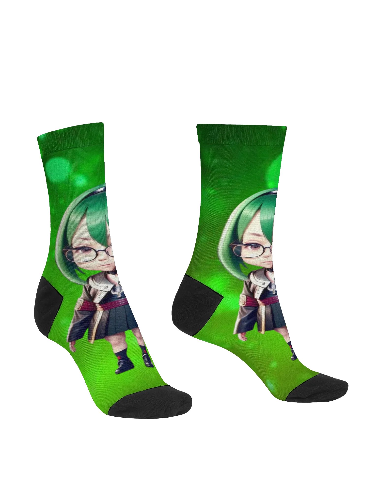 (Green CHIBI) K Socks product image (3)