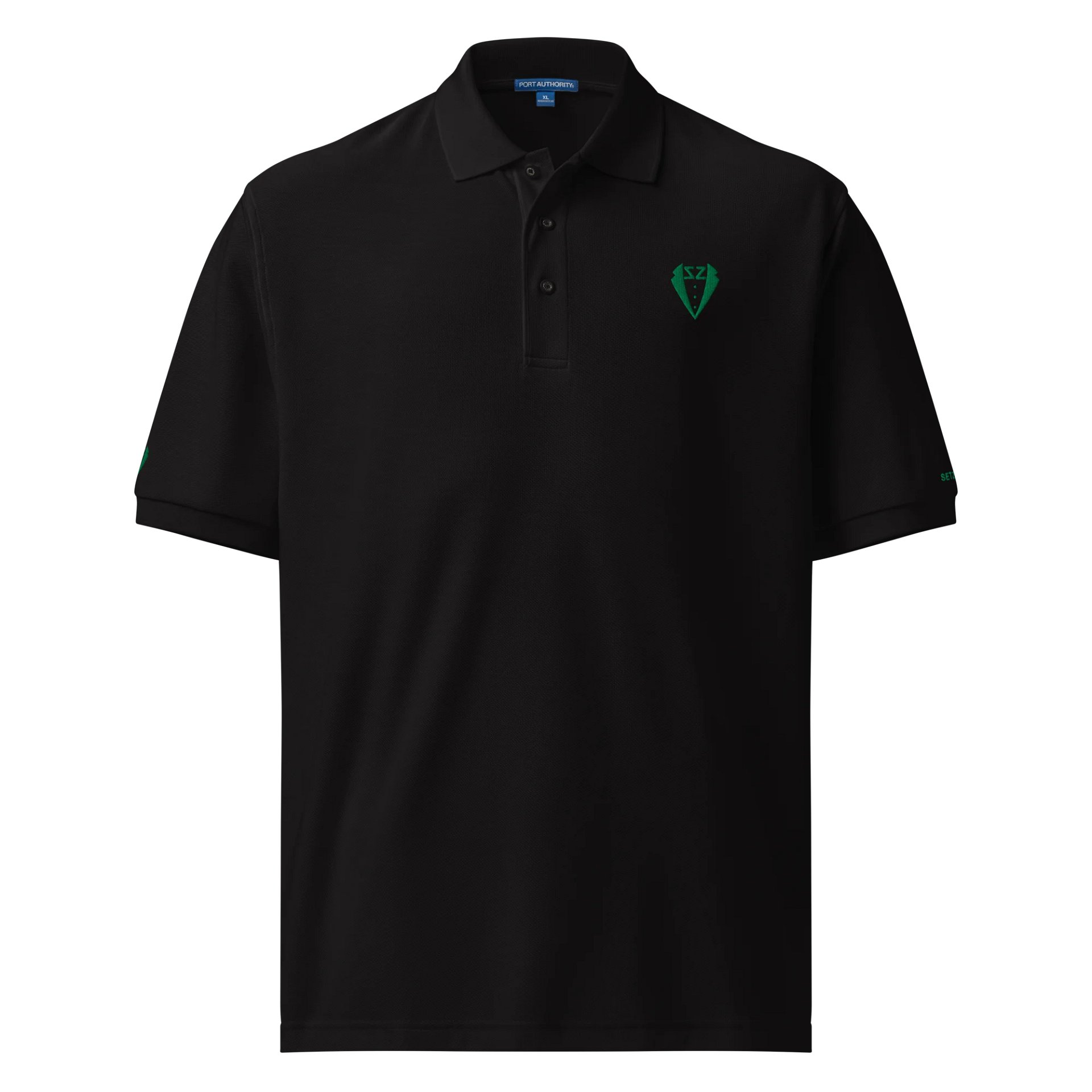 Setzera Embroidered Polo Shirt (Kelly Green Thread) product image (1)
