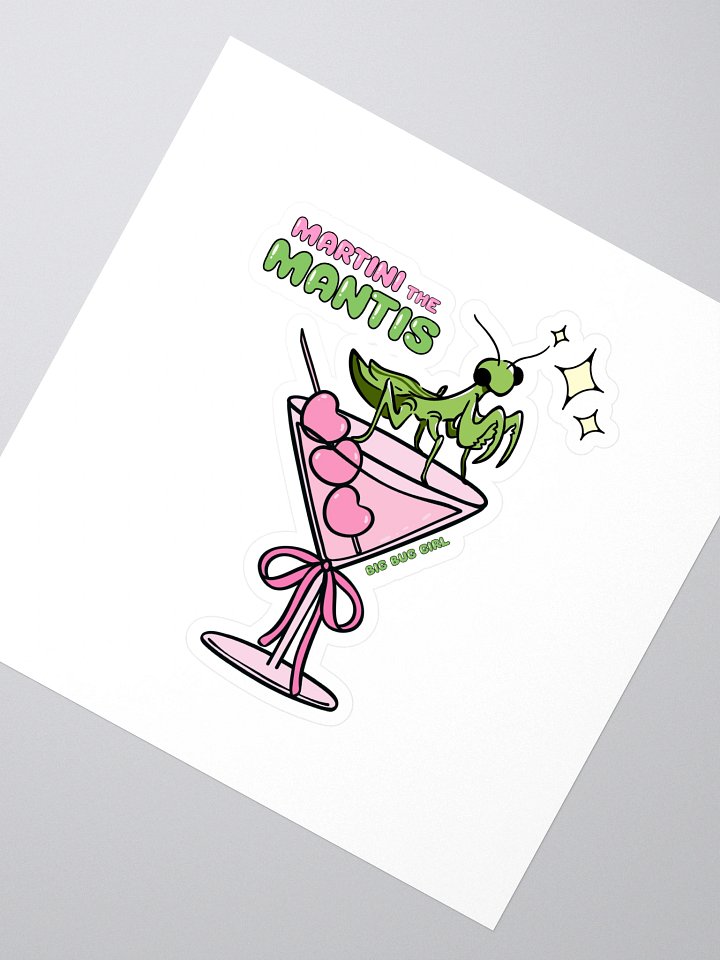 martini mantis sticker product image (2)